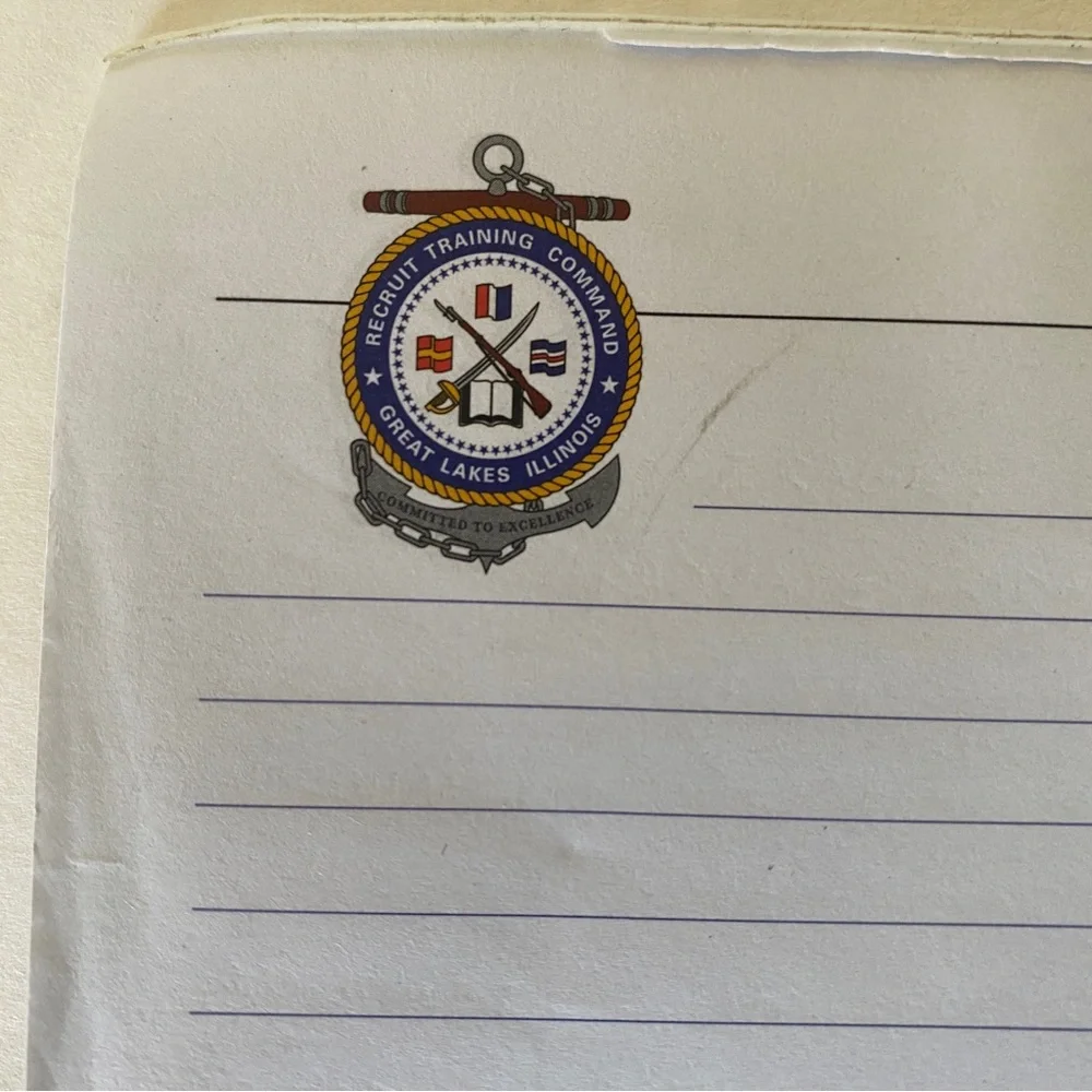 Crest Craft Military Writing Stationery Set Recruit-Pak Bootcamp Illinois